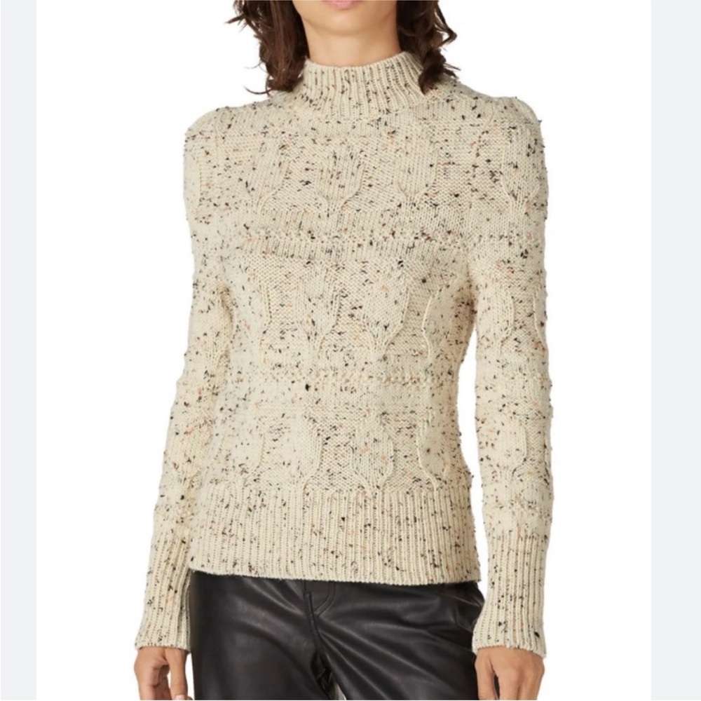 Nicholas Viera Speckled Cableknit Sweater XS